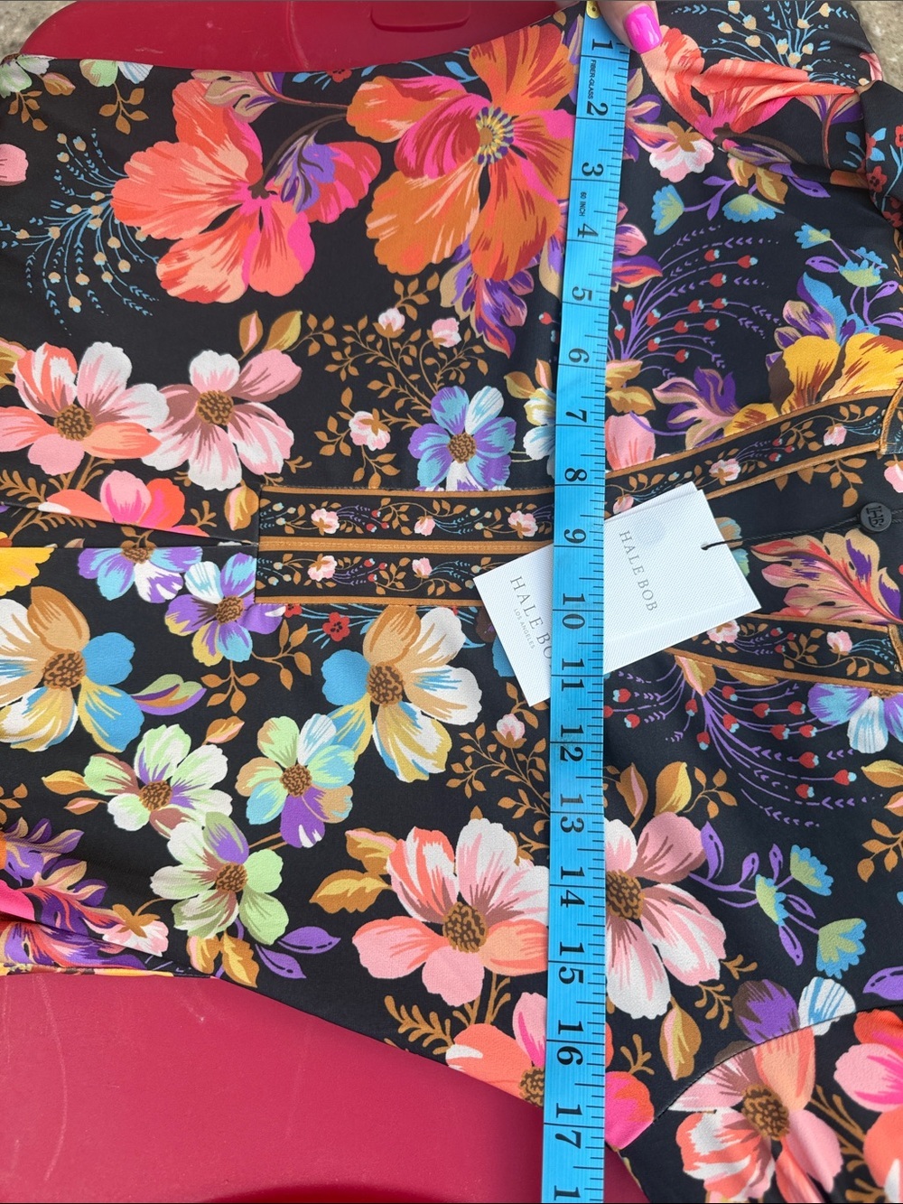 Hale Bob Louna Floral Mini Dress NWT Long Sleeve Boho Luxe Size Small - Picture 10 of 14